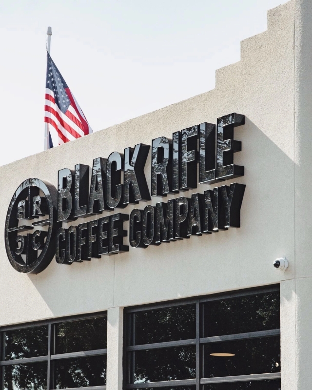 We proudly fly the flag over every outpost. Visit your local BRCC and get a cup of America's coffee
