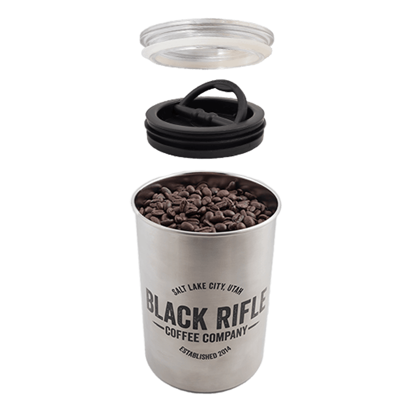 Est Logo Coffee Canister