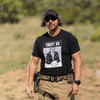 libertarian anti governnment shirts for men - Black Rifle Coffee Company Trust Us T-Shirt shooting range