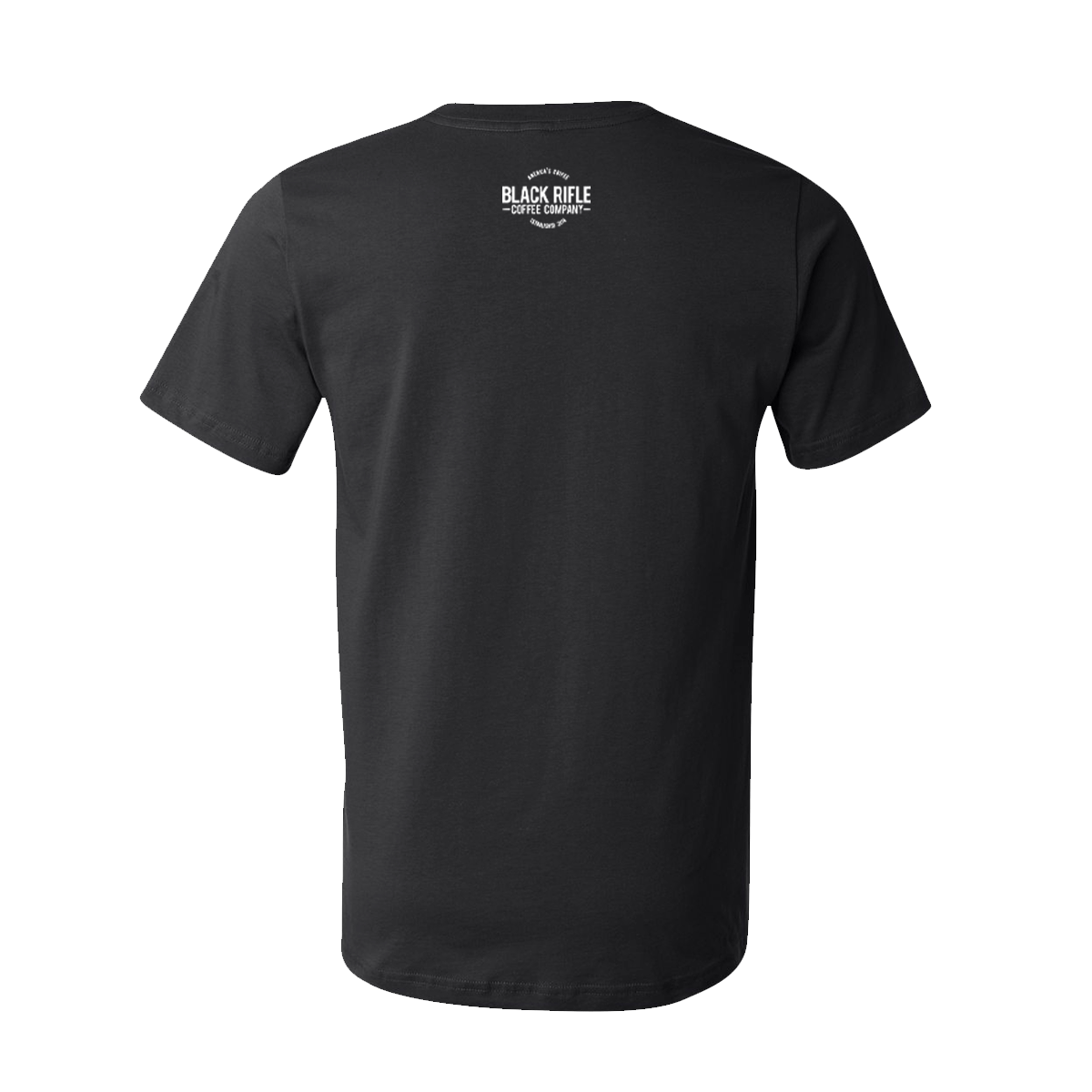 libertarian anti governnment shirts for men - Black Rifle Coffee Company Trust Us T-Shirt back