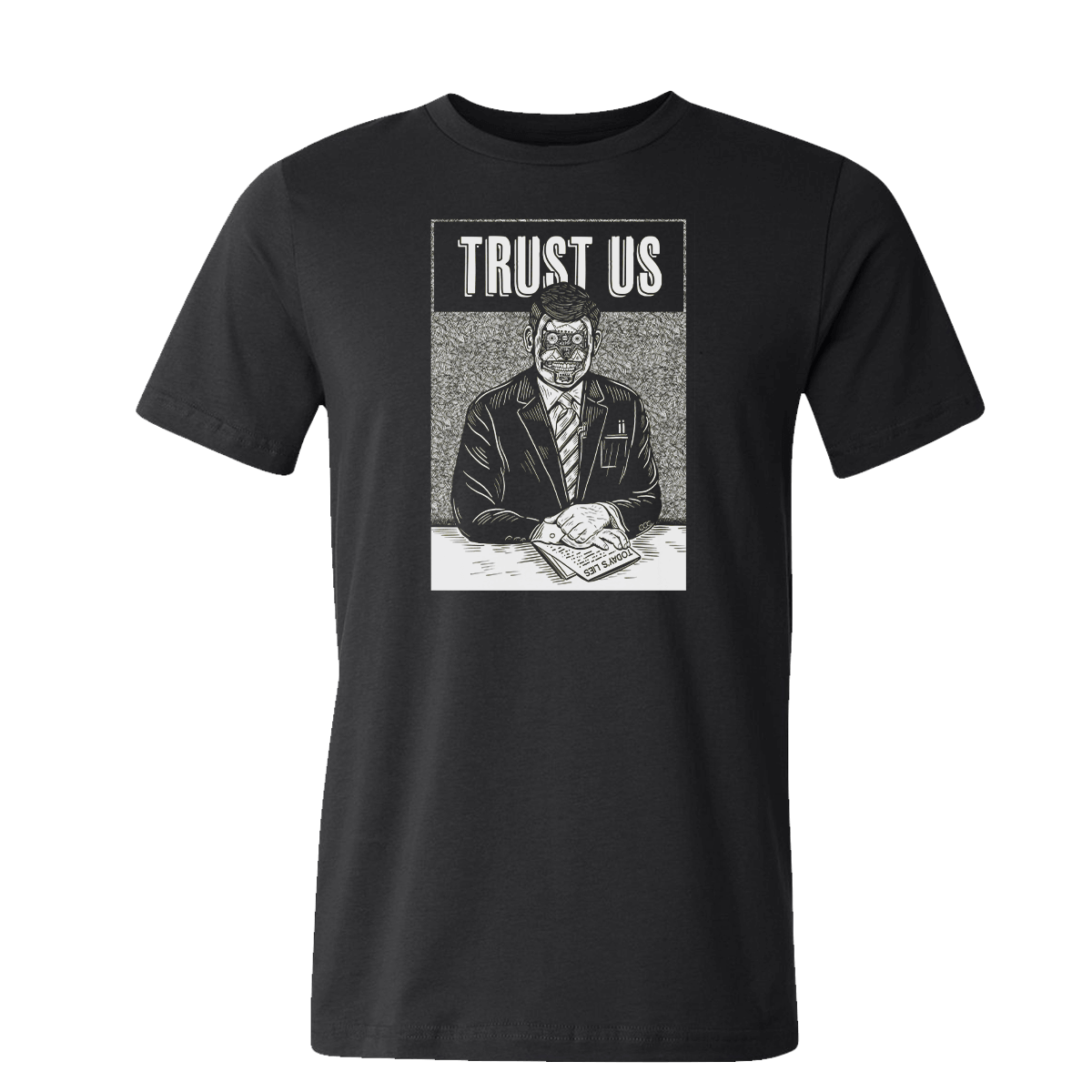 libertarian anti governnment shirts for men - Black Rifle Coffee Company Trust Us T-Shirt