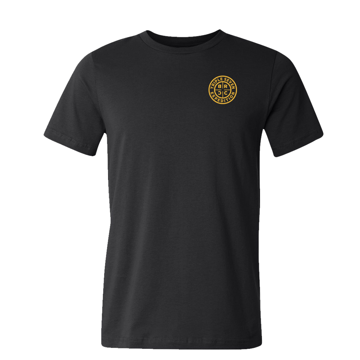 Military shirts for men - Black Rifle Coffee Company Coffee Triple Seven shirt black front