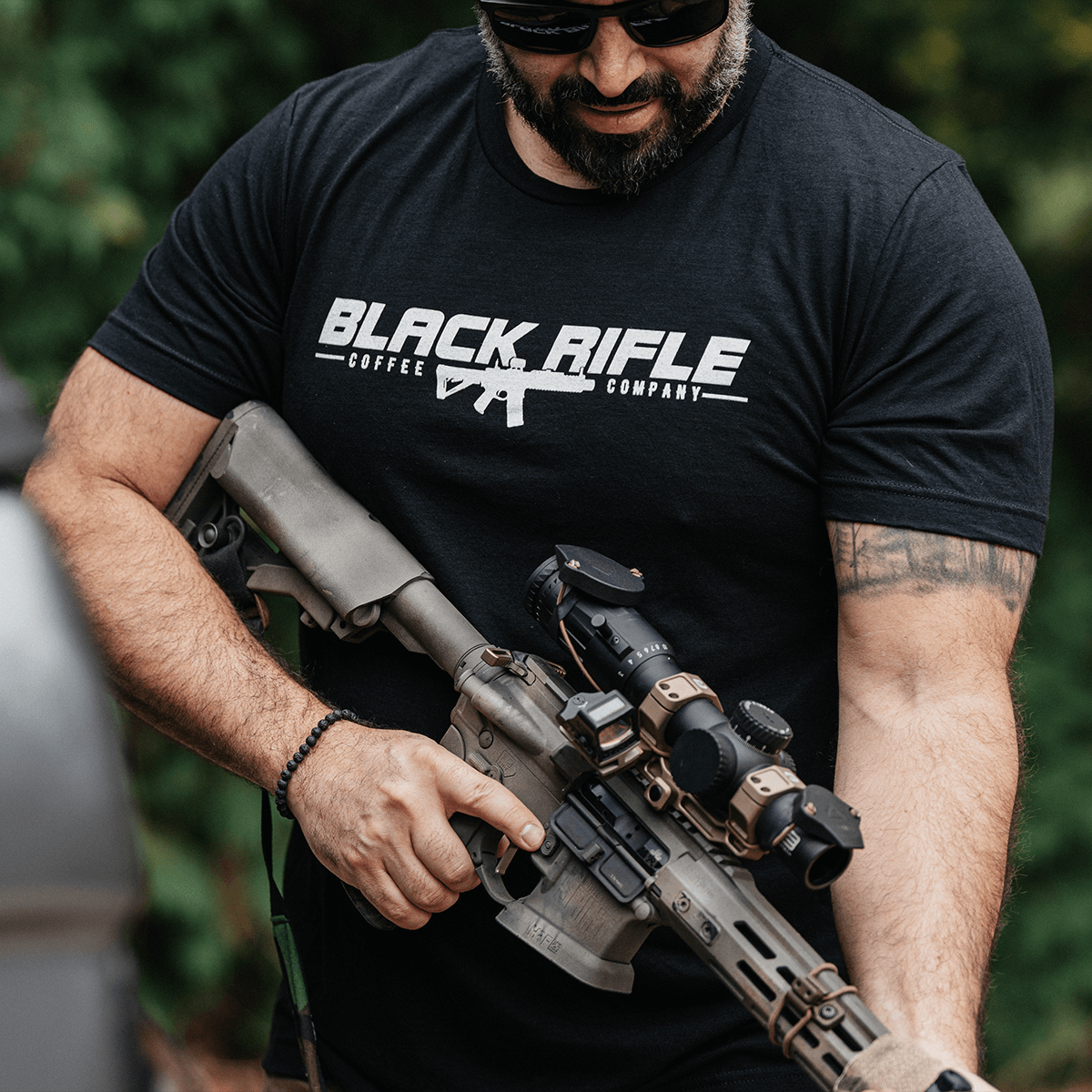 Black Rifle AR T-Shirt - Black Front Outdoors