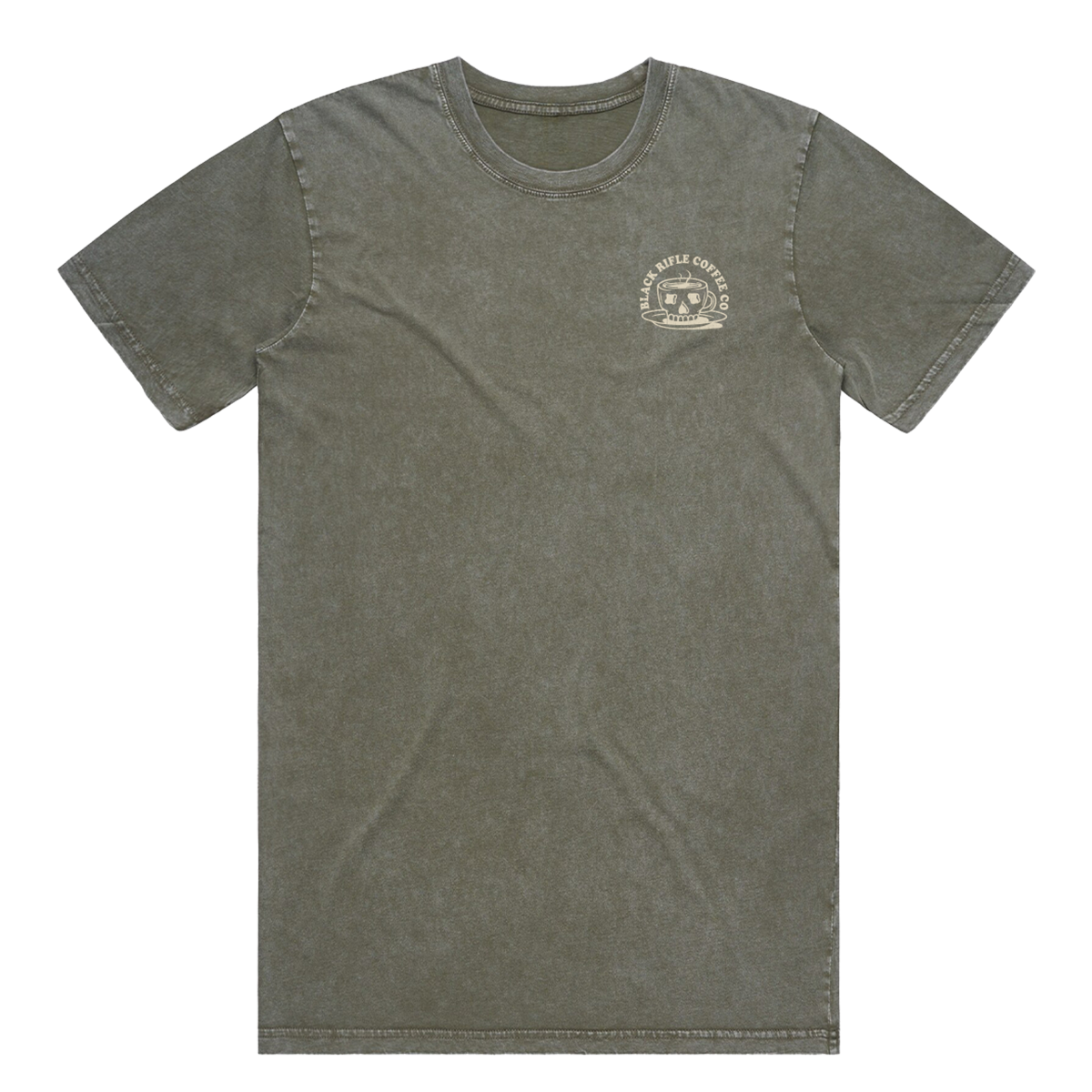 Black Rifle Diner Washed T-Shirt, Moss Stone, S