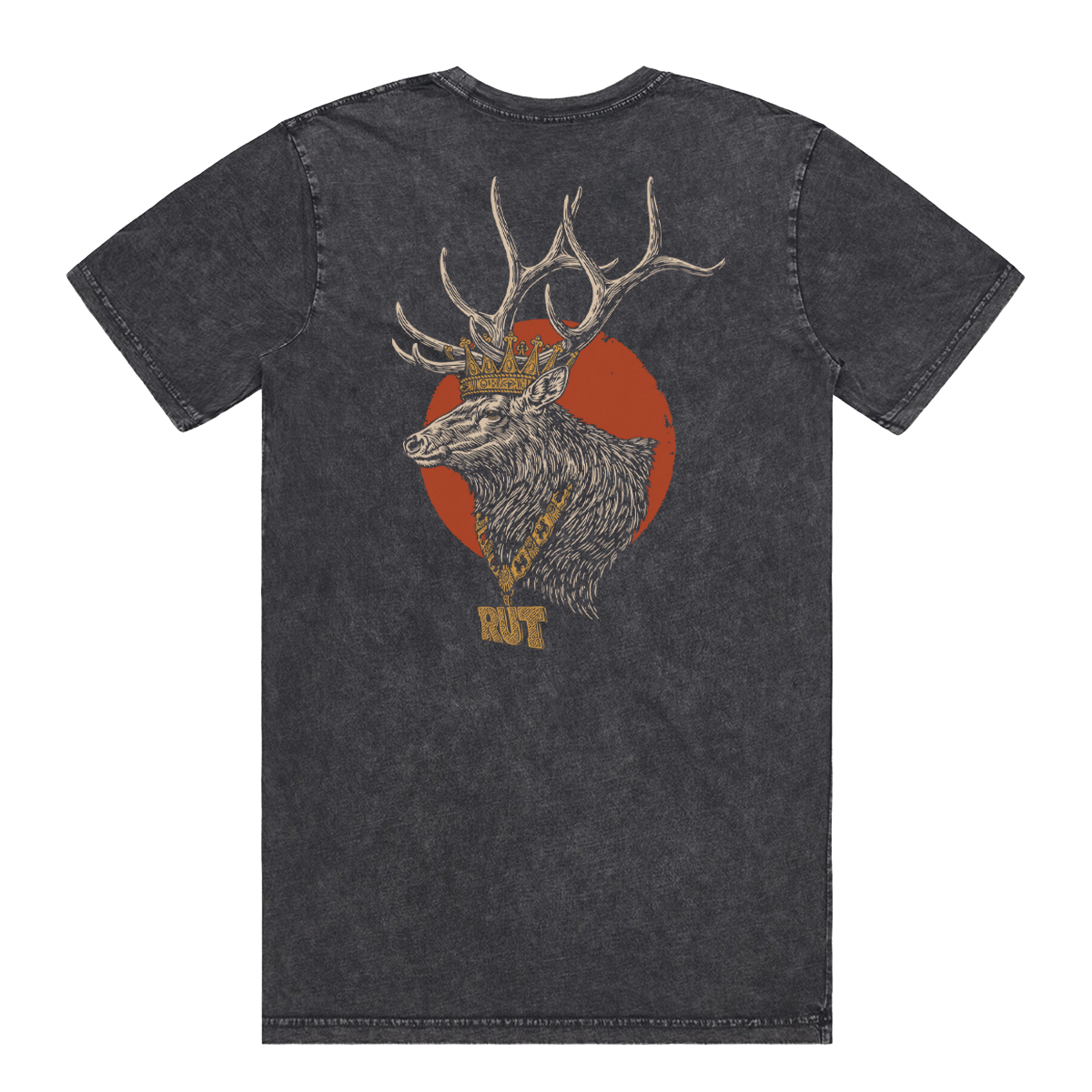 Royal Elk T-Shirt, Black Stone