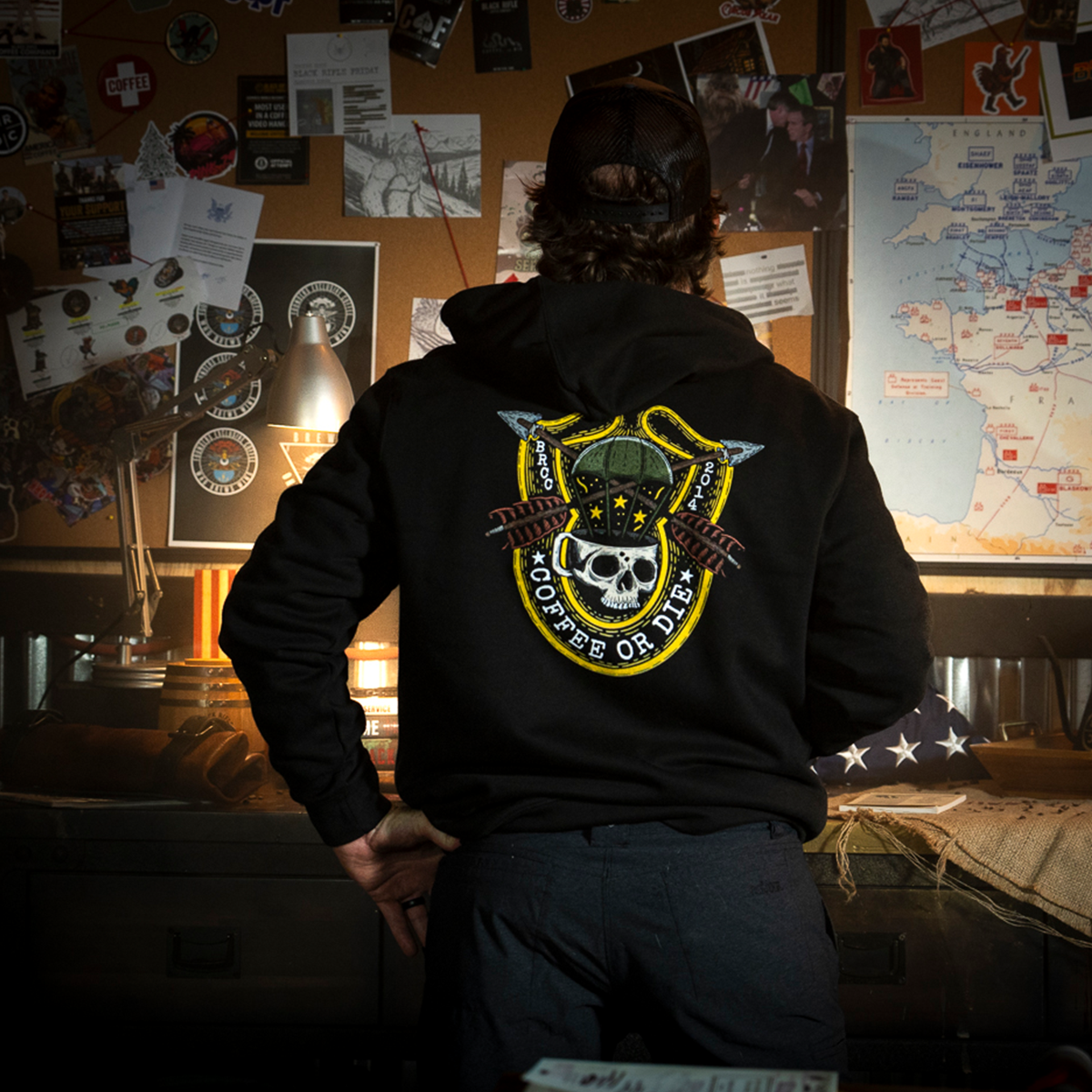 SF Paracrest Zip-Up Hoodie – Black Rifle Coffee Company
