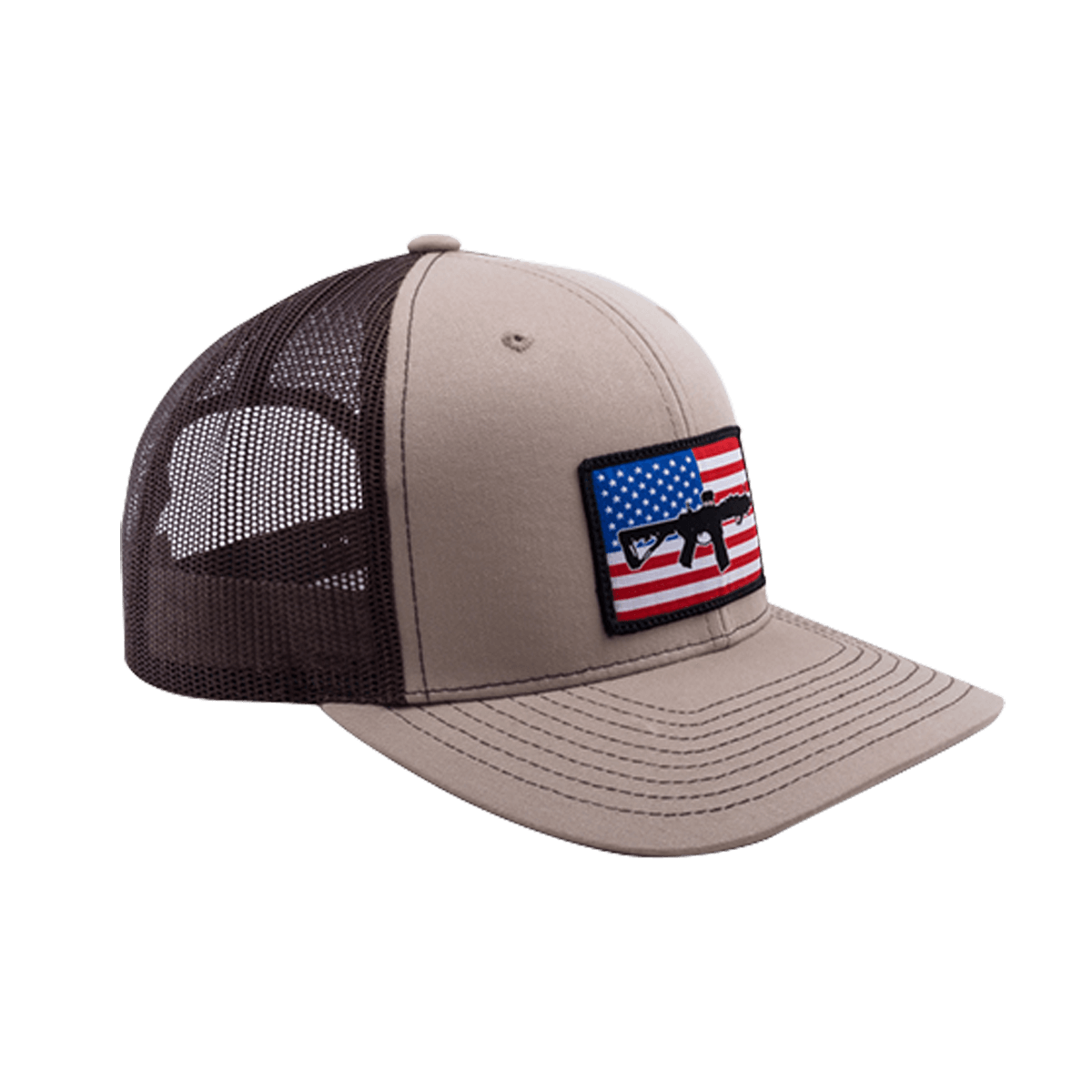 AR Flag RWB Patch Hat