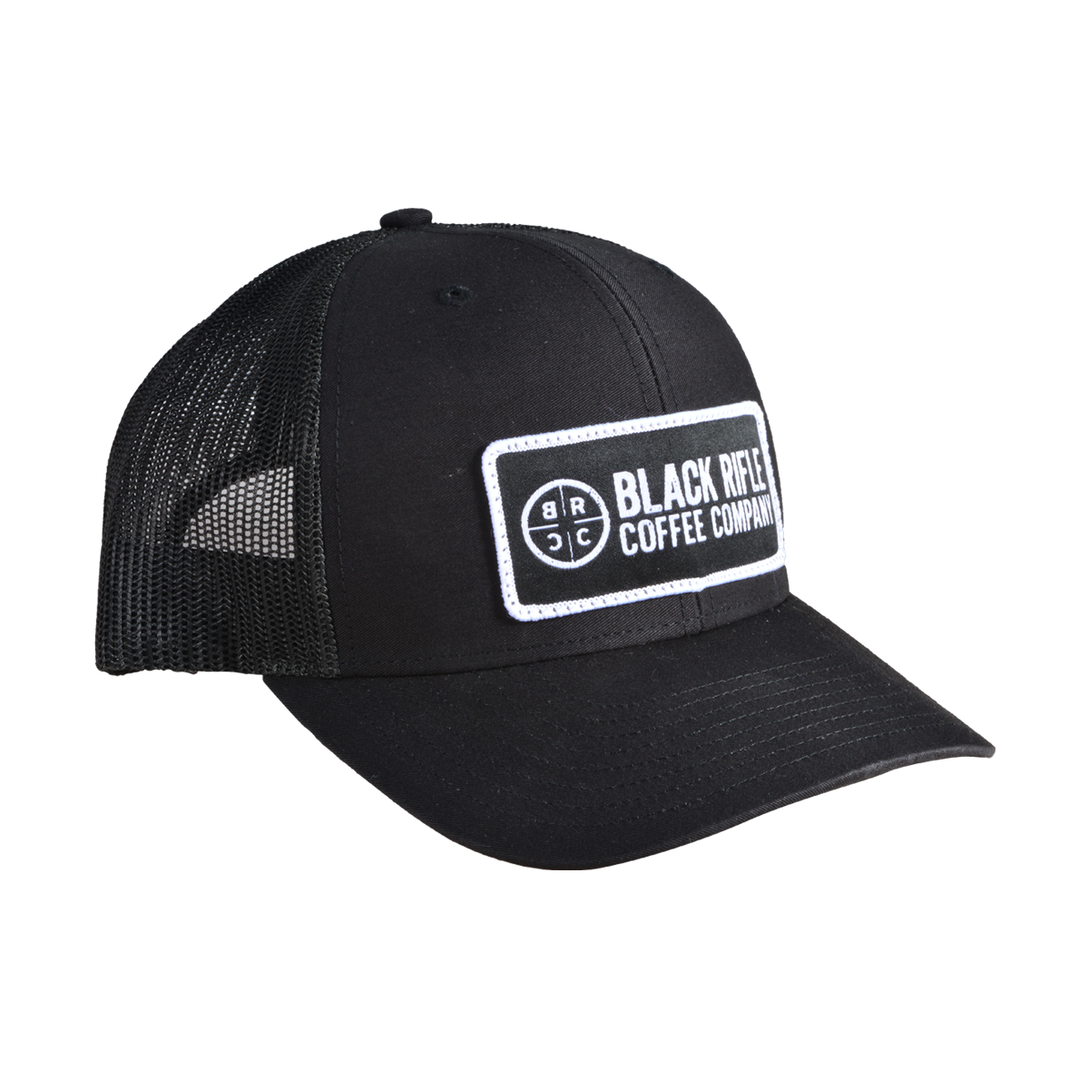 Company Logo Trucker Hat, Black