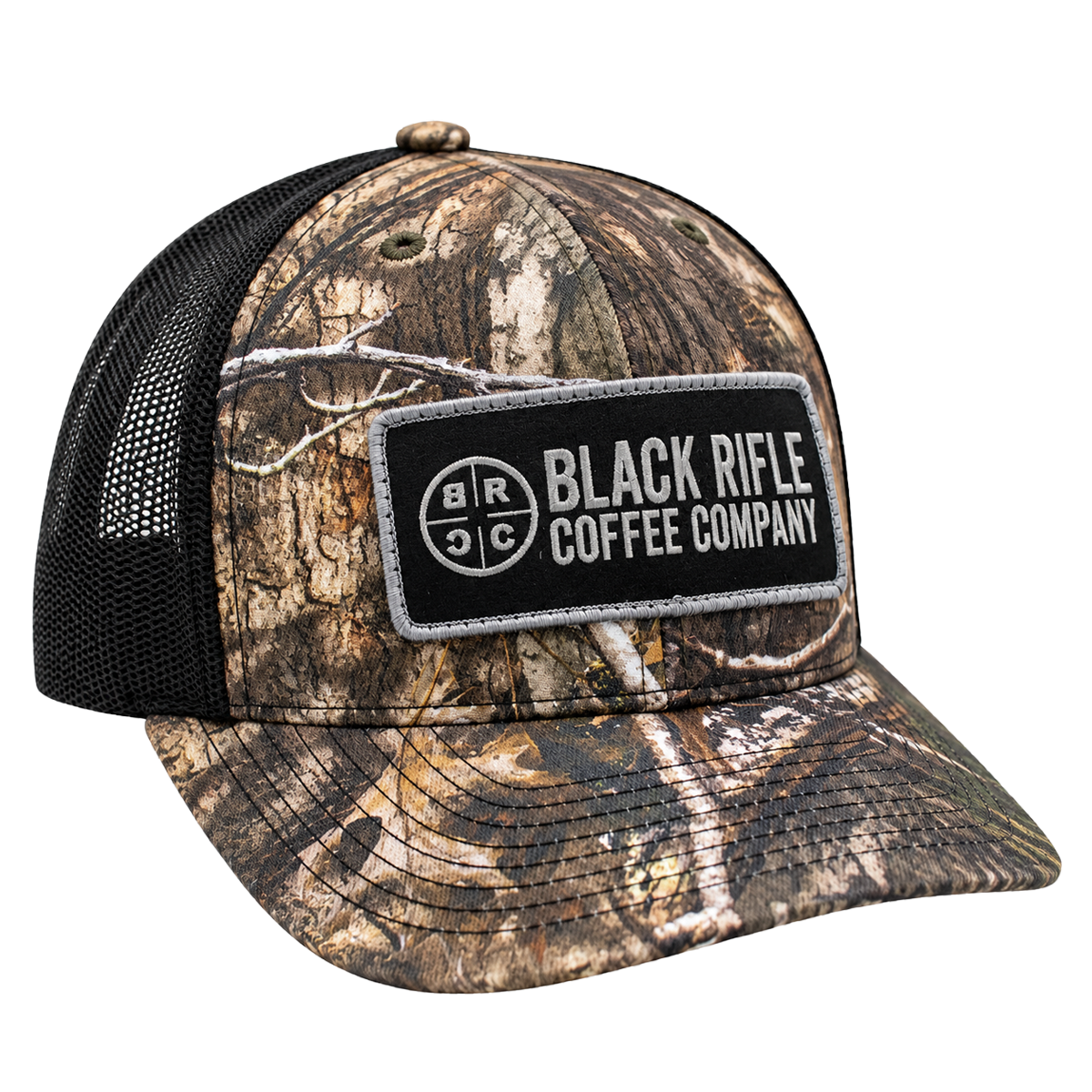 Company Logo Trucker Hat, Mossy Oak Country
