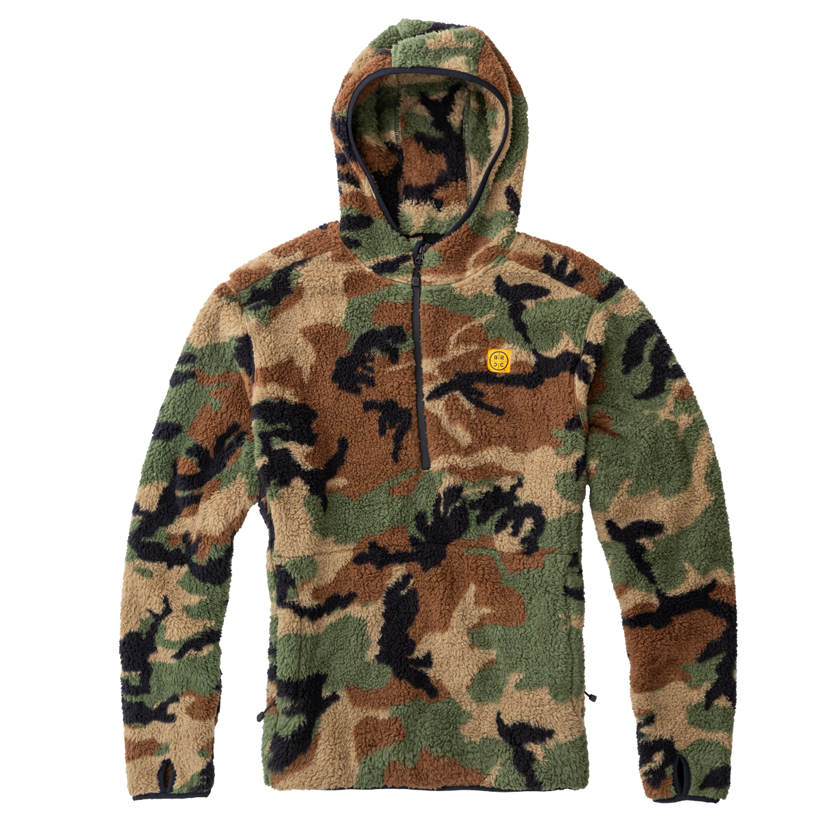 BRCC x TAC/DIS Reticle Half-Zip Fleece Pullover – Black Rifle