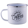 Coffee Shop Enamel Mug