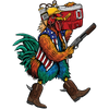 Merica Tacticock Sticker
