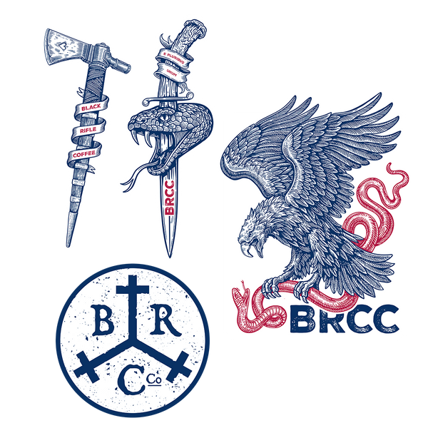 WAR CLUB フラッグIRパッチ　レギュラーサイズ 1773 Sticker Pack | Black Rifle Coffee Company – Black Rifle