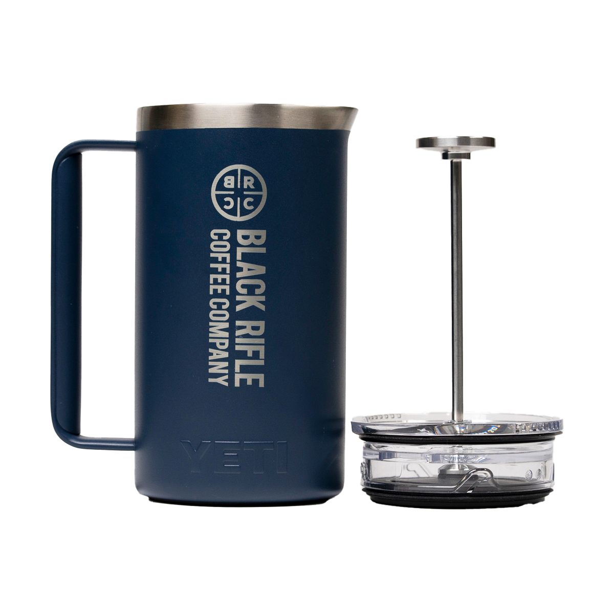 BRCC x YETI Company Logo French Press