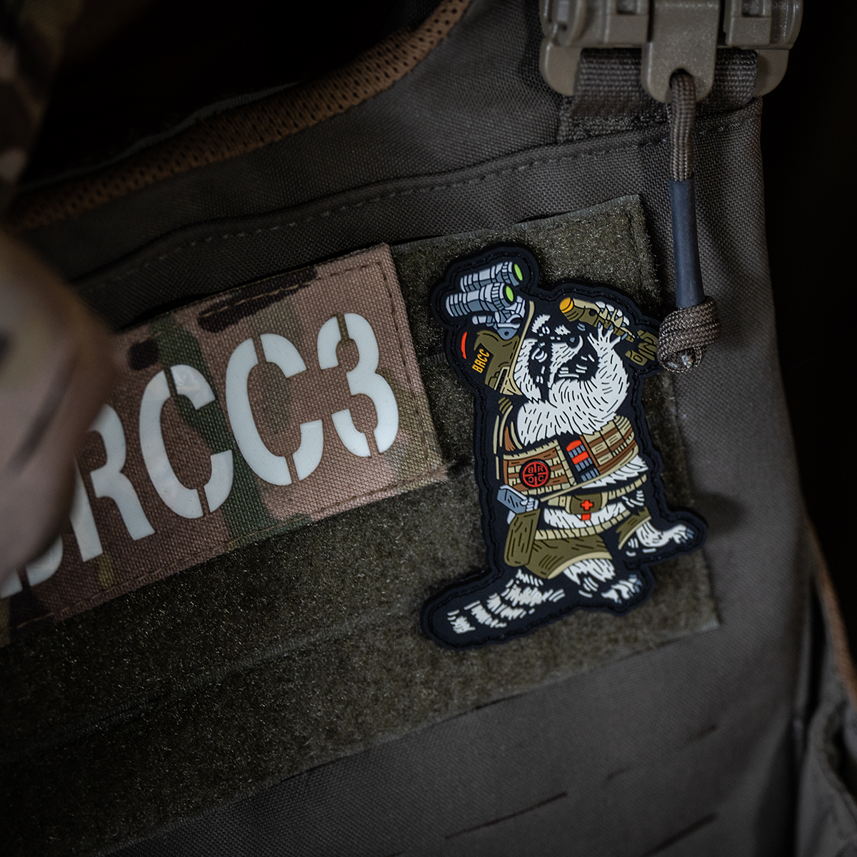 Trash Panda PVC Patch – Black Rifle Coffee Company