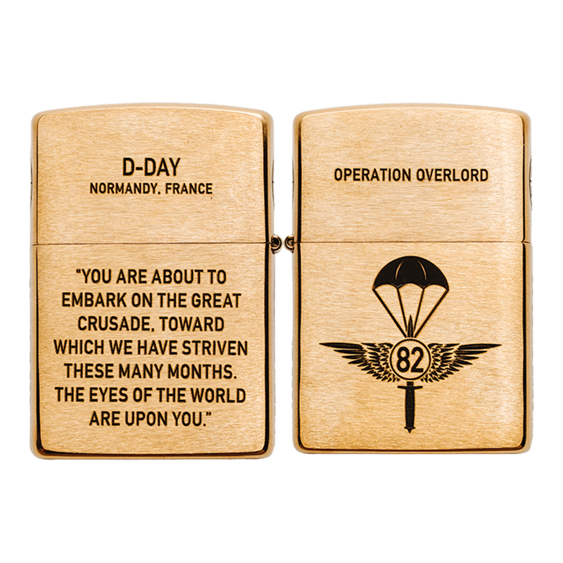 【新品未使用未開封】Zippo LET IT DIE アンクルデス　【公式】 82nd Anniversary D-Day Zippo Lighter | Black Rifle Coffee Company