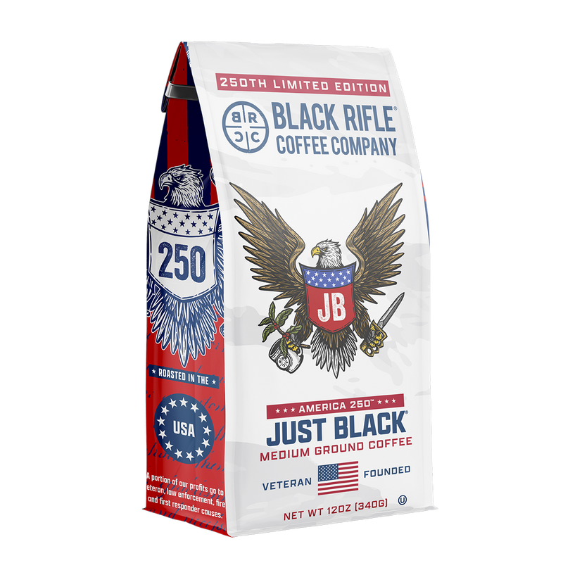 Just Black Coffee (Ground) | Medium Roast | Limited Edition RWB