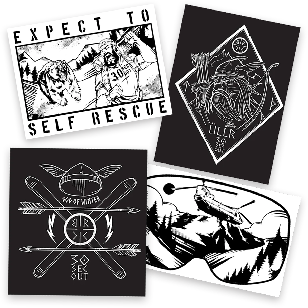 30 Seconds Out x BRCC Sticker Pack 64