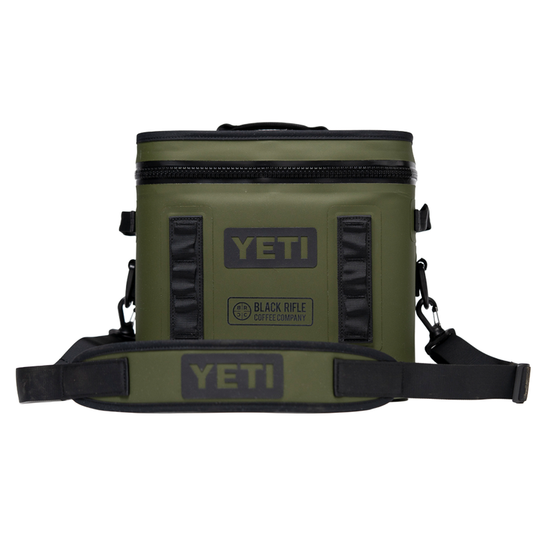 bcf yeti cooler bag BRCC x YETI Company Logo Hopper Flip 12 Soft Cooler – Black Rifle Coffee Company
