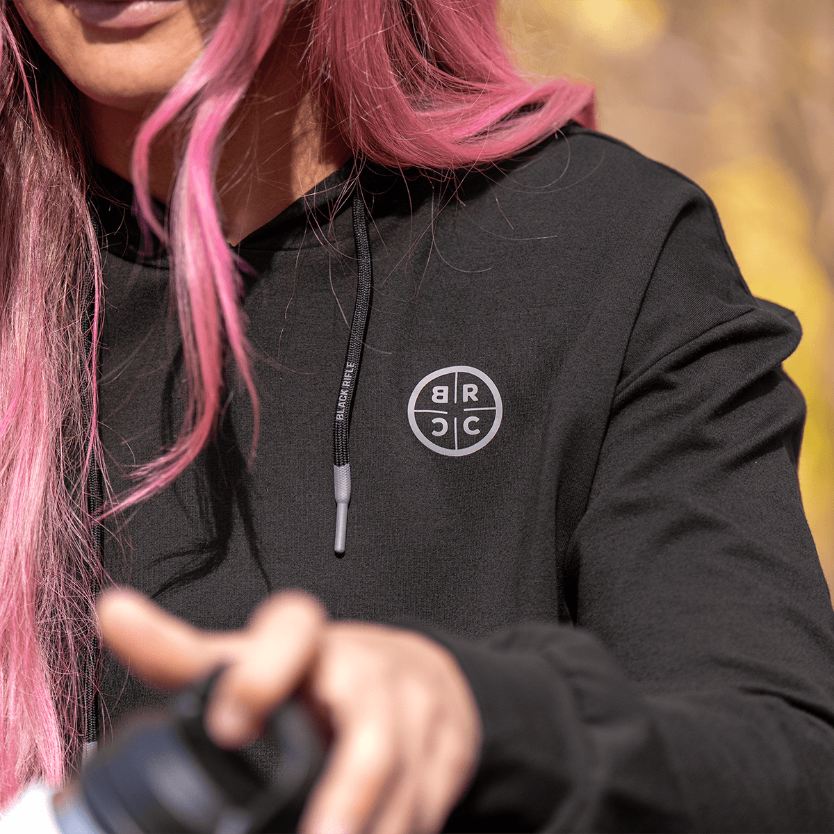 Women's Premium Reticle Crop Hoodie
