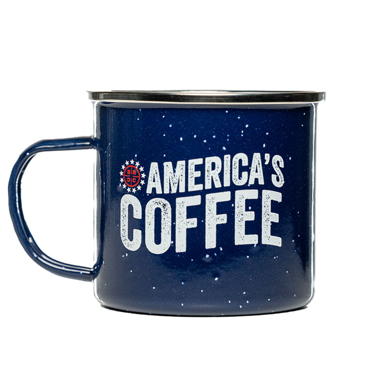 Black Rifle Coffee America Enamel Cup