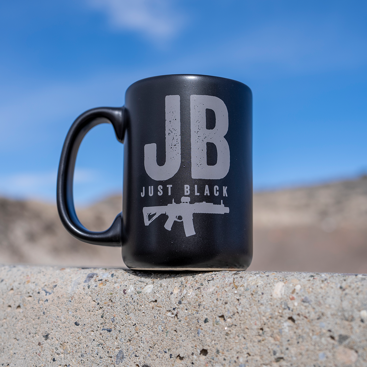Just Black Mug