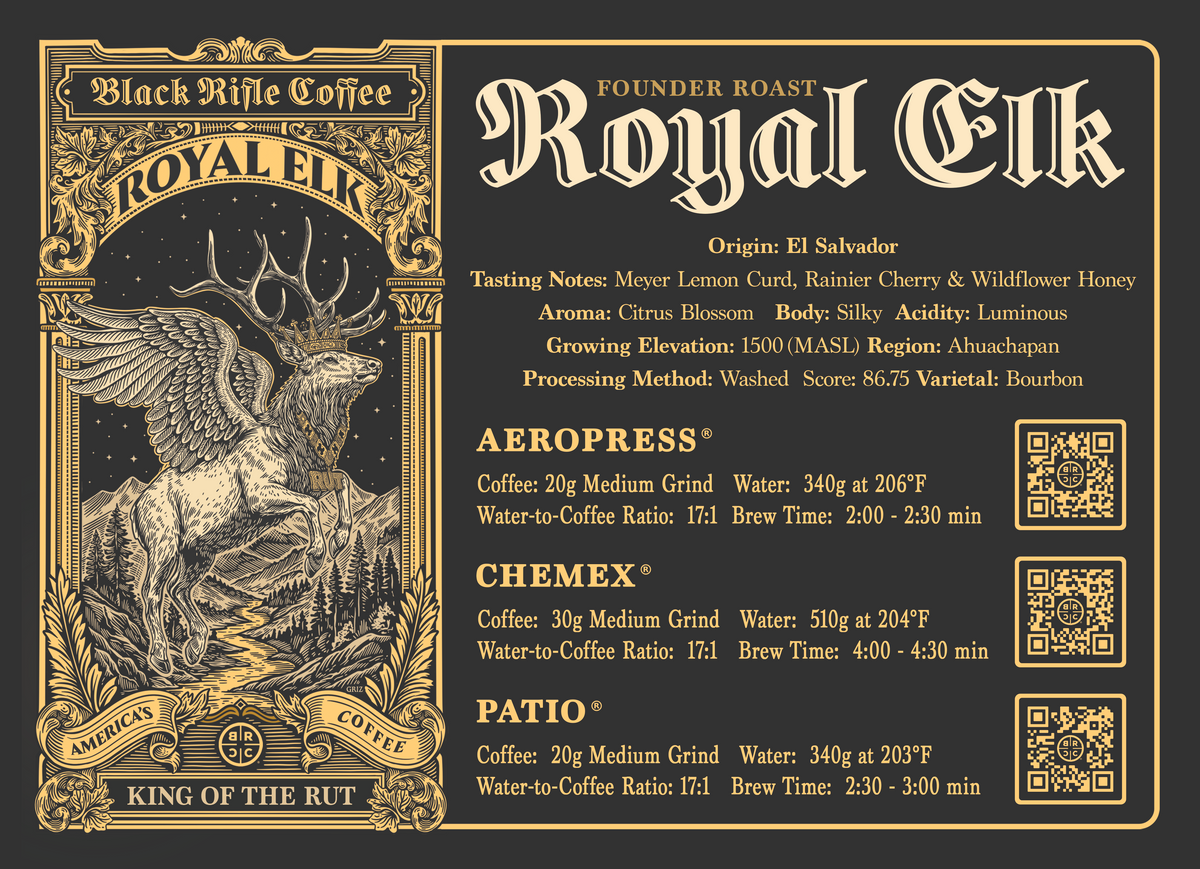 Royal Elk, 12oz, Whole Bean