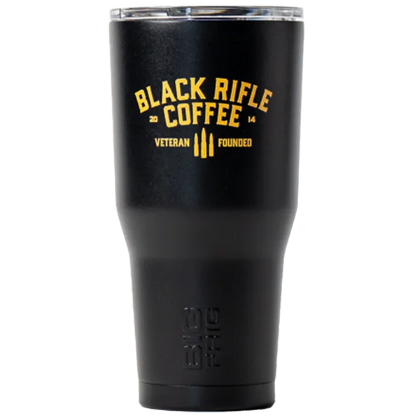 Three Rounds Logo Black 30oz Tumbler by Big Frig – Black Rifle Coffee  Company