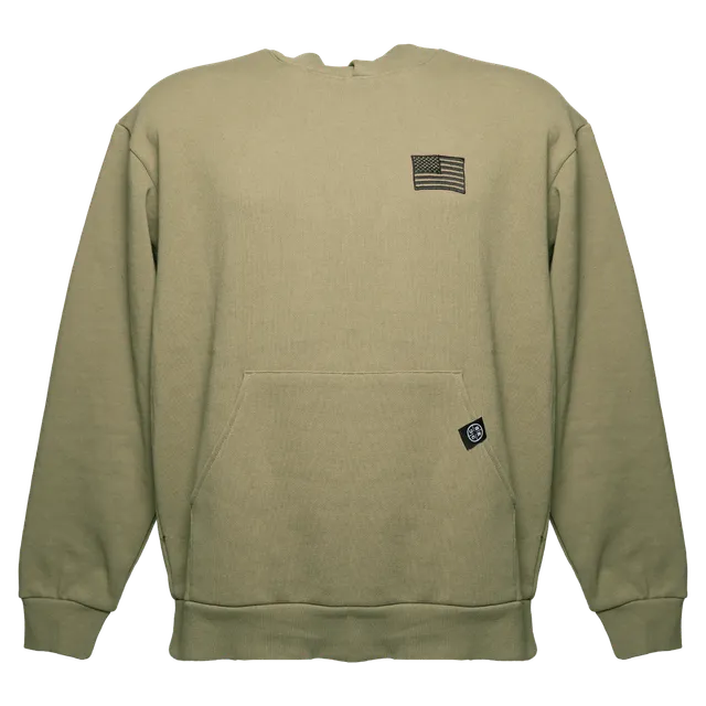 USA Flag Premium Heavyweight Pullover Hoodie