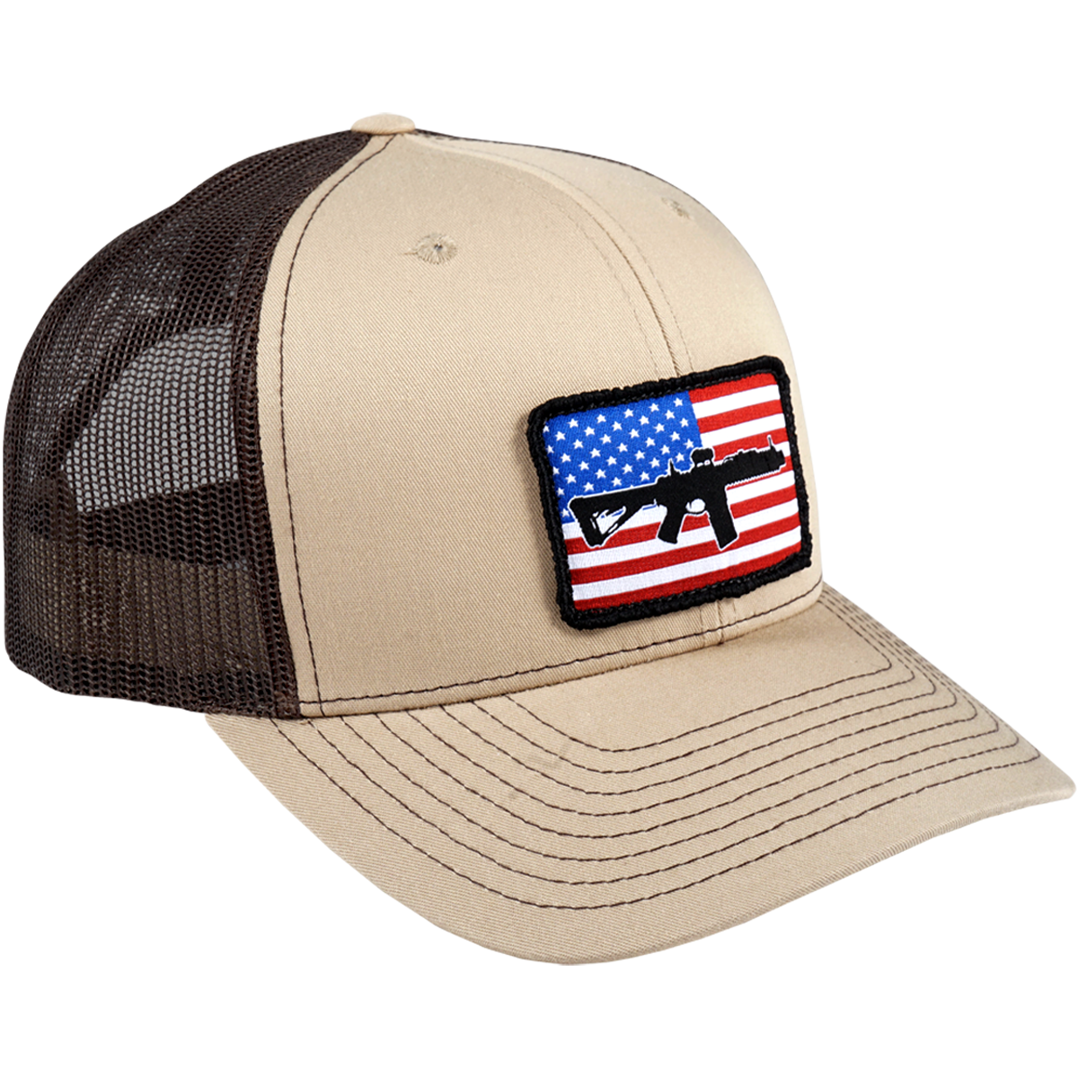 AR Flag RWB Patch Hat