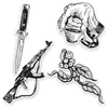Bad Moon x BRCC Sticker Pack 66