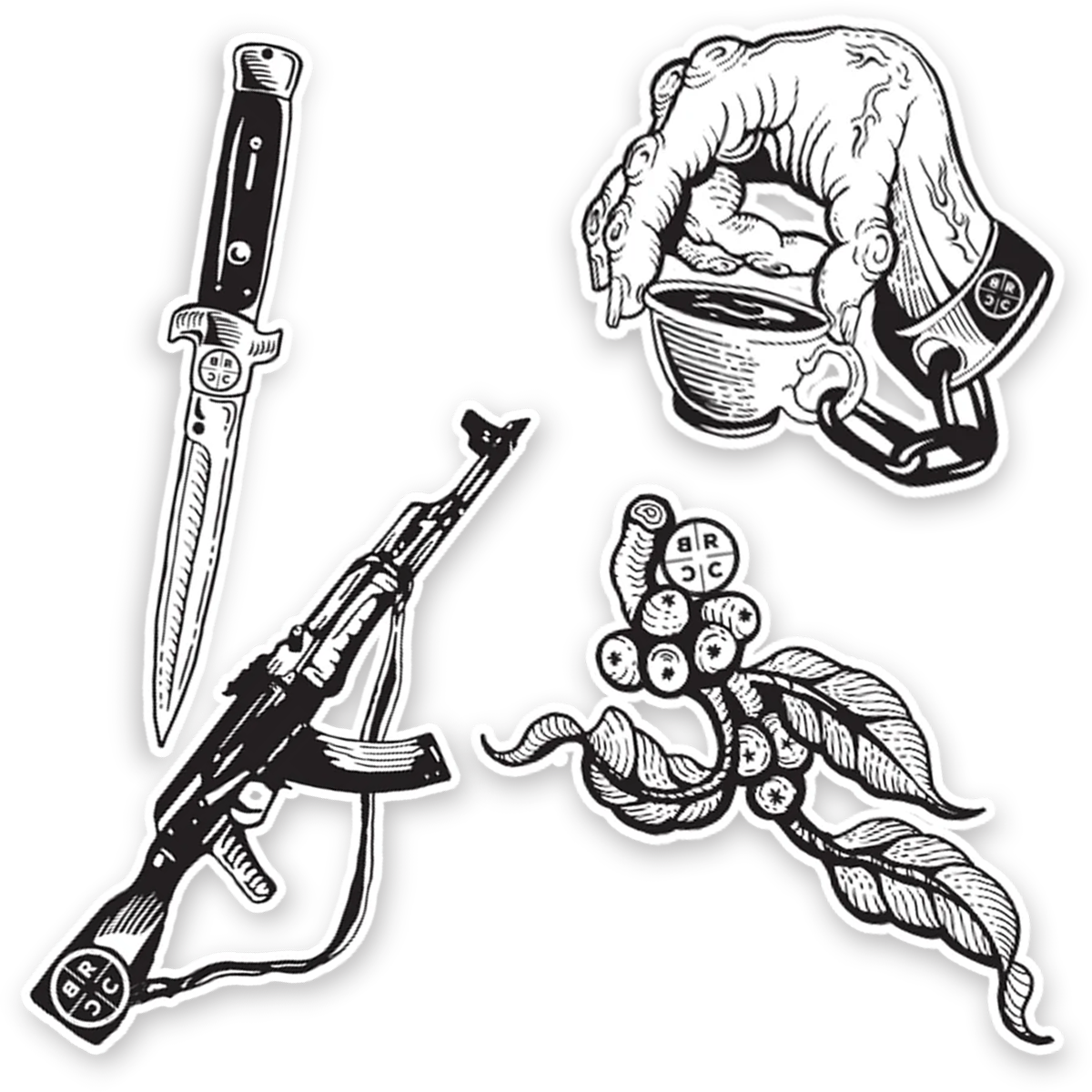 Bad Moon x BRCC Sticker Pack 66