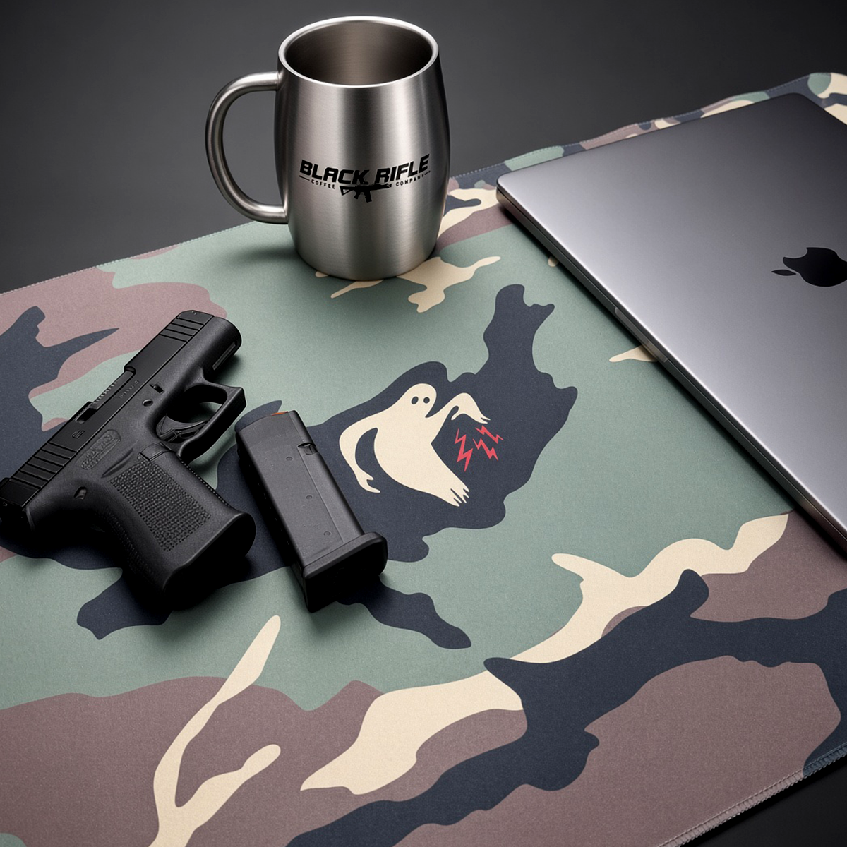 M81 Ghost Desk Mat