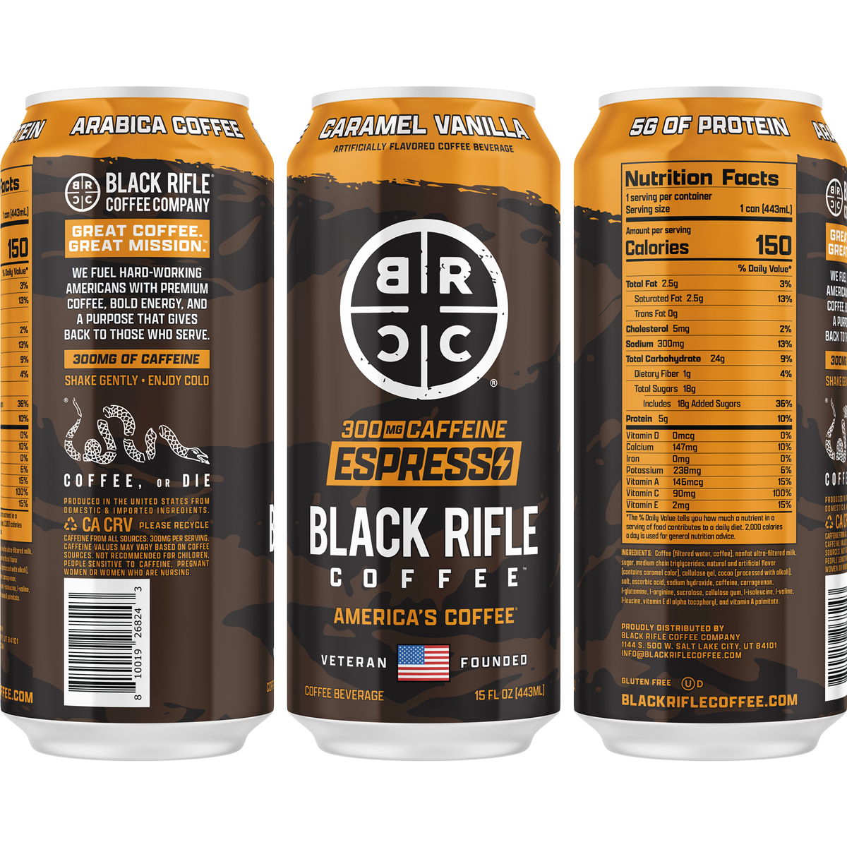 Ready To Drink Coffee, 300MG 12-Pack