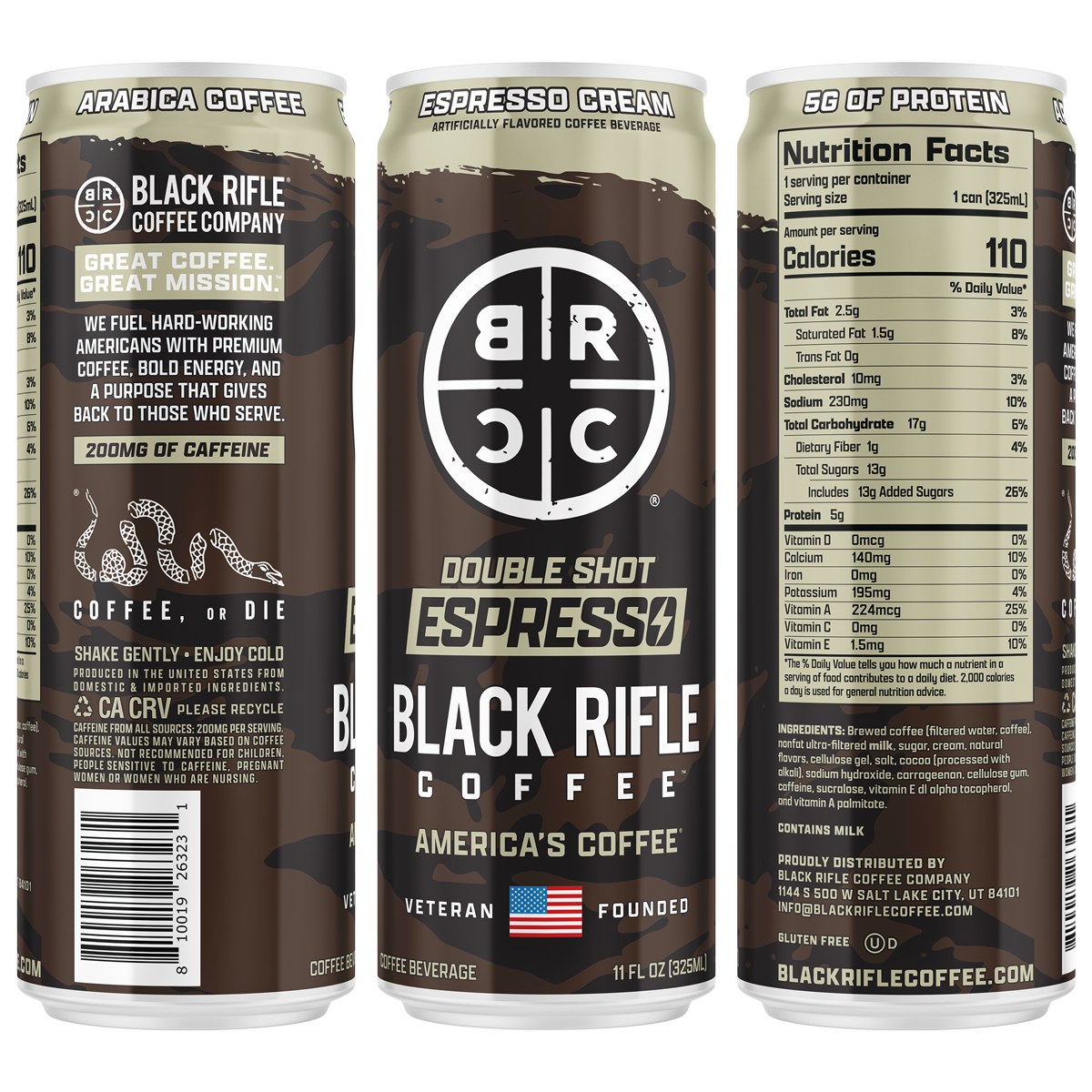 Ready To Drink Coffee, 200MG – Black Rifle Coffee Company