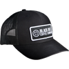 Company Logo Trucker Hat, Black
