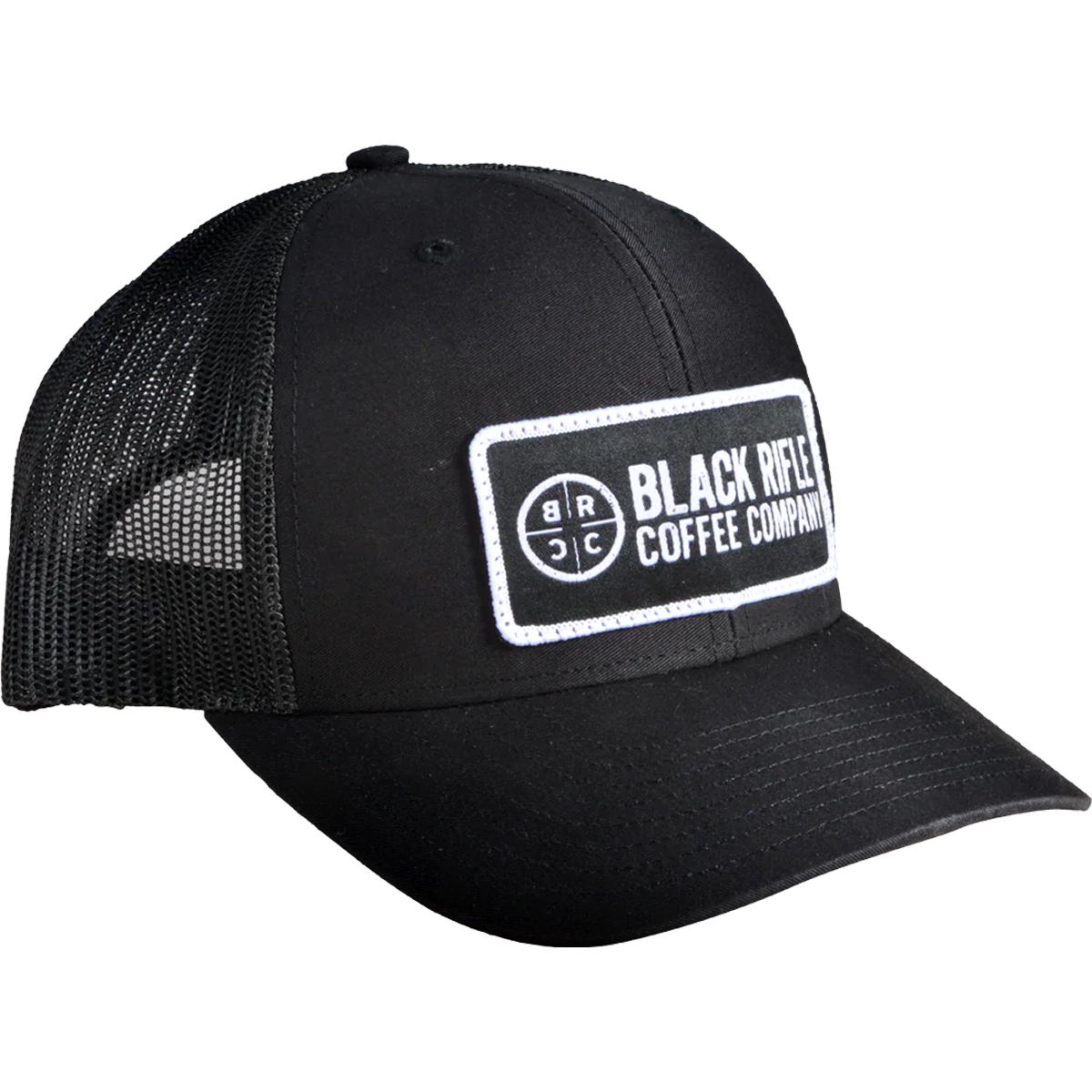 Company Logo Trucker Hat, Black