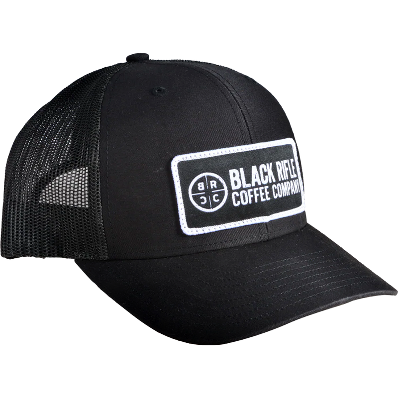 Company Logo Trucker Hat, Black – Black Rifle Coffee Company