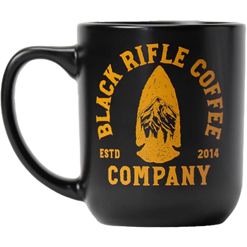 Established Arrowhead Ceramic RAM Mug  Black Rifle Coffee Company