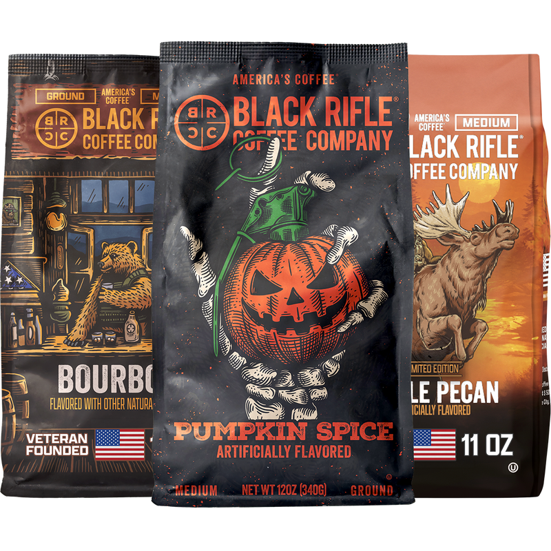 Fall Flavored Coffee Bundle | Bourbon, Pumpkin Spice, Maple Pecan