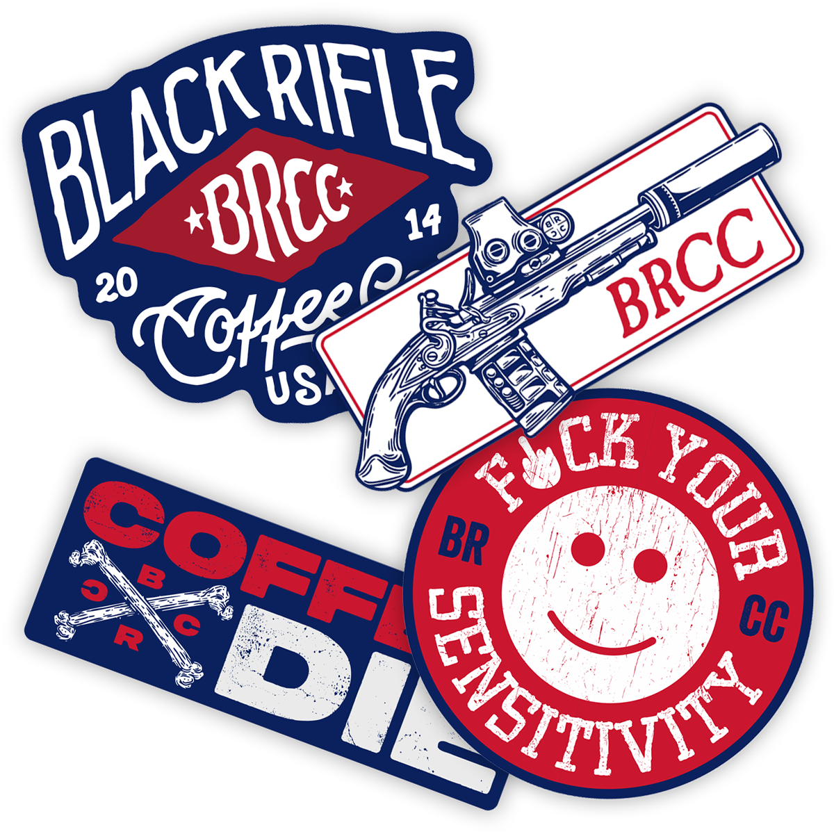 Not Tea Sticker Pack – Black Rifle Coffee Company